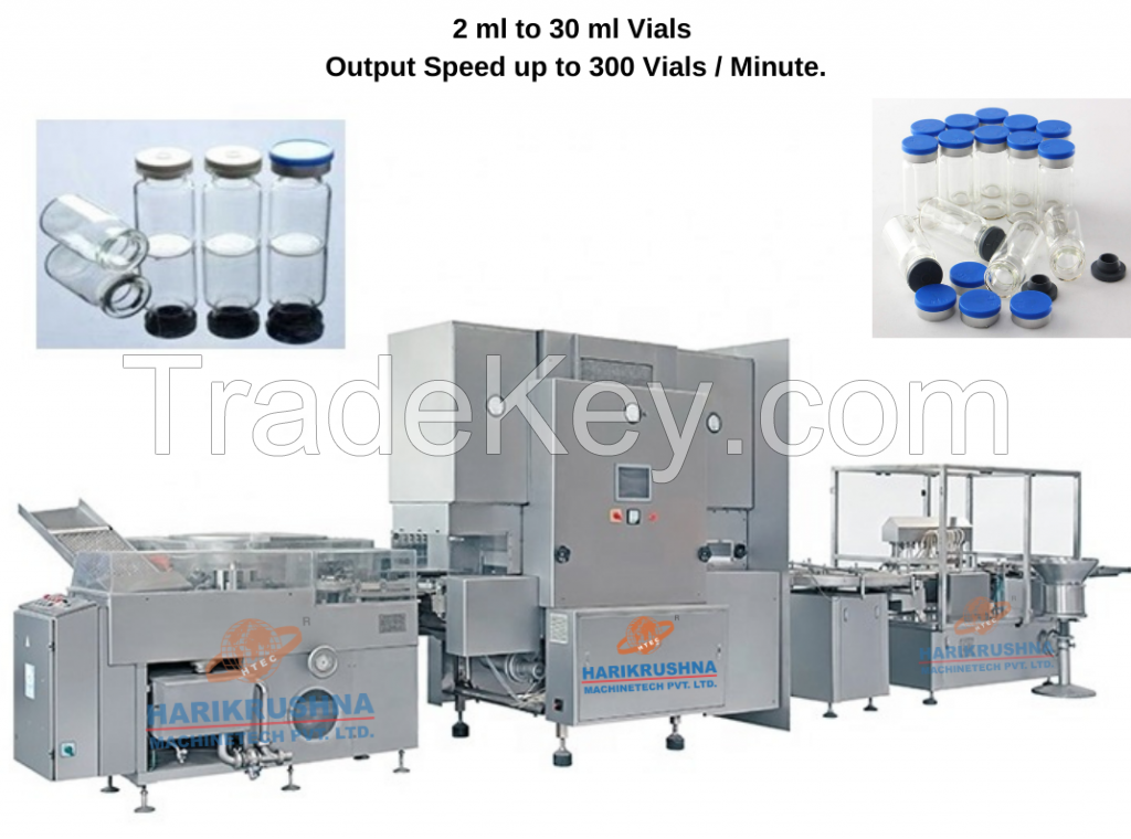 Automatic Injectable Vial Filling Line