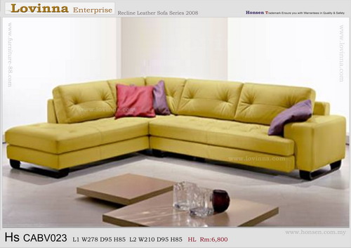 Leather Sofa (Made in Malaysia)