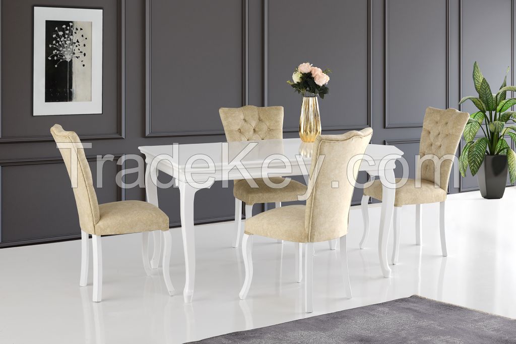 M-773 Table / S-834B Chair Dining Room Set