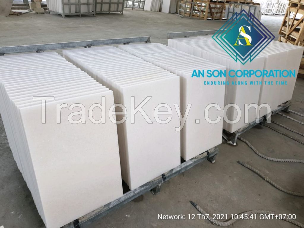 Top Quality Vietnam Crystal White Marble Tile