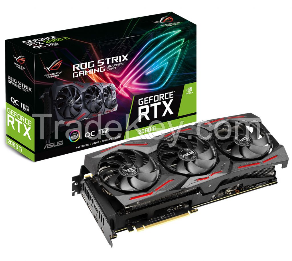 Rog Strix Geforce Rtx 2080ti Overclocked 11g Gddr6 HDMI Dp 1.4 USB Type-C Gaming Graphics Card