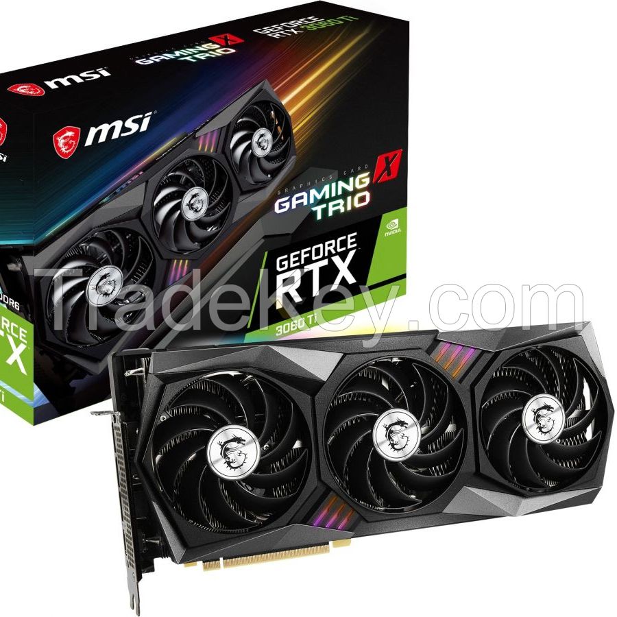 M S I GeForce RTX3060Ti GAMING X TRIO 8G Gaming Graphics Card With 8GB GDRR6 Memory Support MSI RTX 3060 Ti