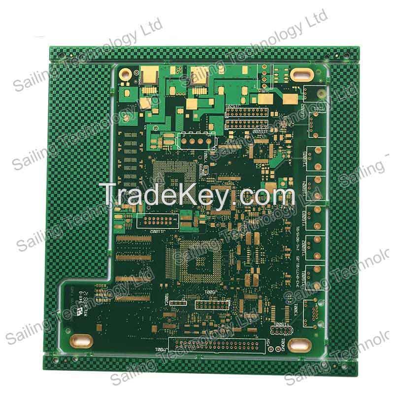 12-Layer PCB, Industrial PCB, Printed Circuit Board Industry, 2.4mm PCB