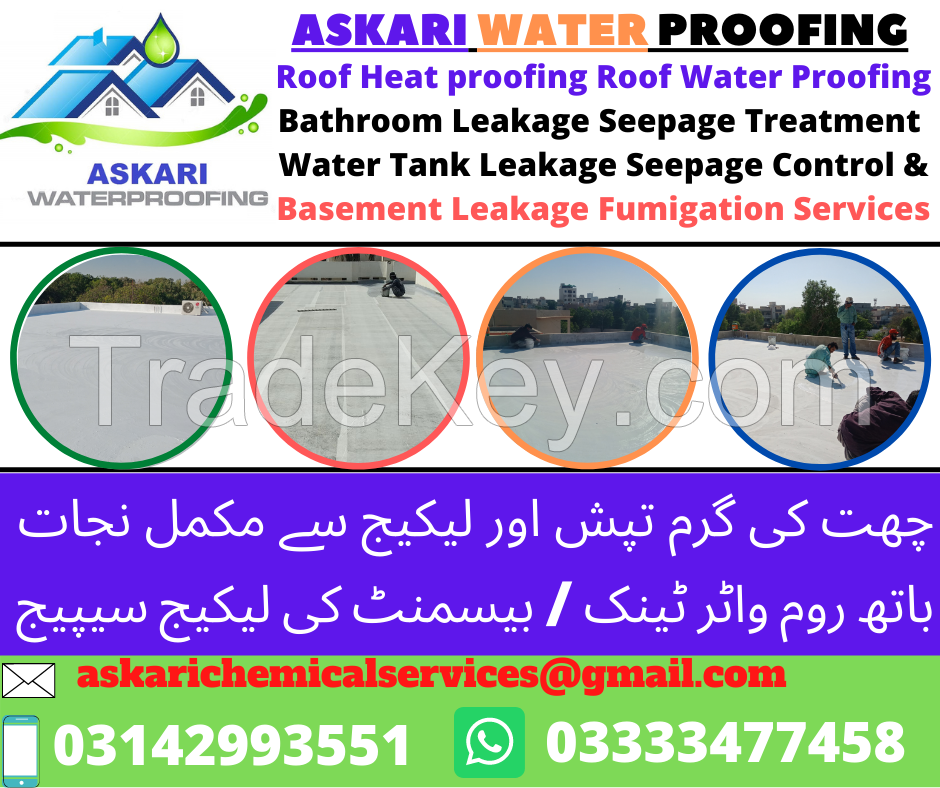 Roof Leakage Treatment Roof Heat proofing Water Tank Leakage Control Services.