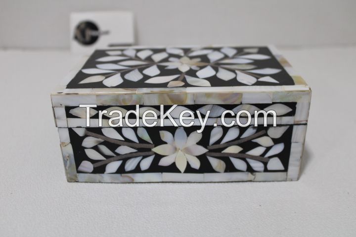 Mother Of Pearl Inlay Box