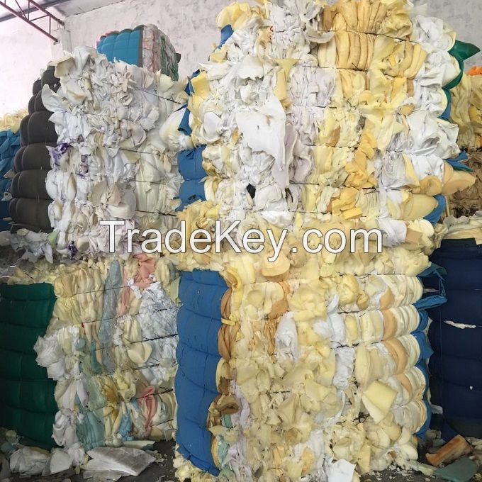High Density Recycled Plastic PU Sponge Foam Scrap