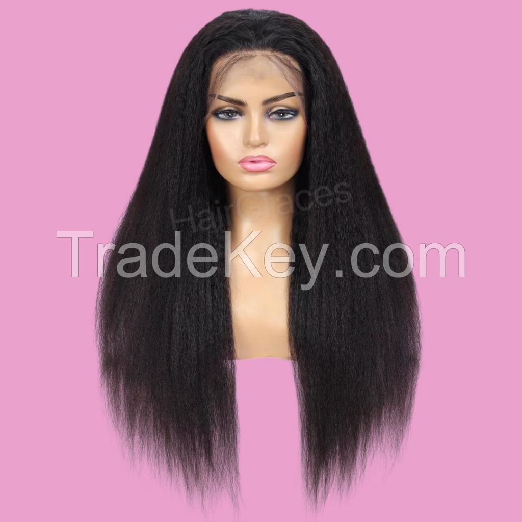 Top Quality Front Lace Wig By 100% Natural Human Hair Extensions