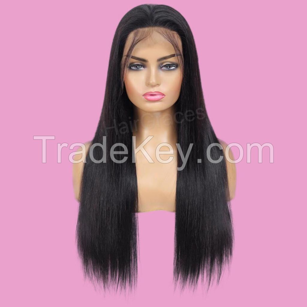 top quality Front lace wig by 100% natural human hair extensions