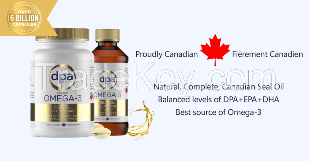 DPA Gold Omega-3 seal oil capsules