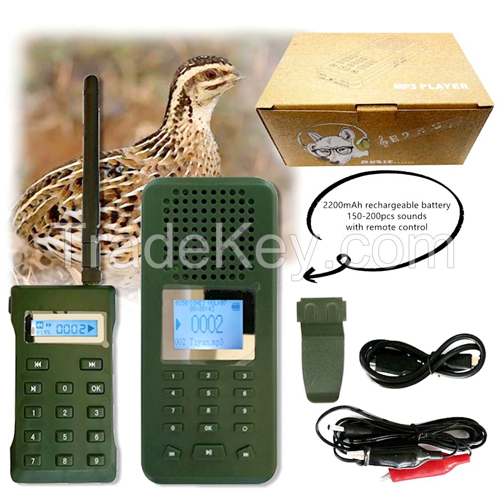 outdoor hunting bird caller speaker for quail hunting