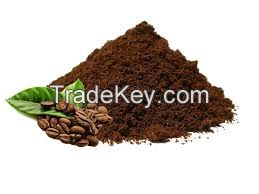 coffee powder and coffee seeds