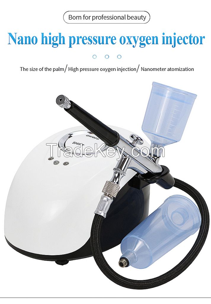 Injection Jet With Skin Test Face Machine Beauty Care High Flow Therapy Device Oxygen Water