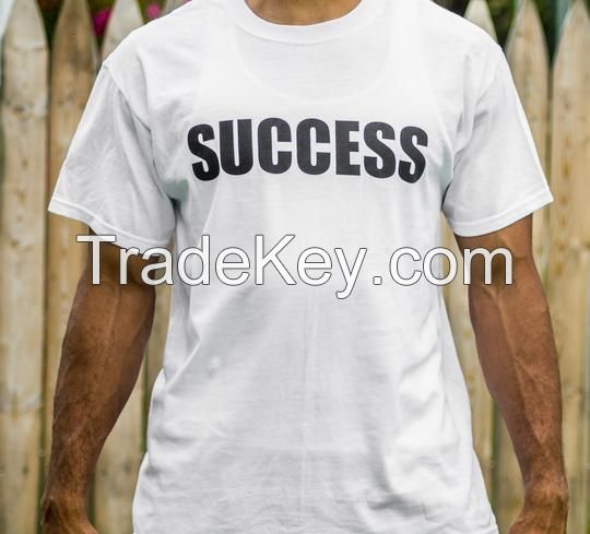 SUCCESS SHORT SLEEVE WHITE TSHIRT