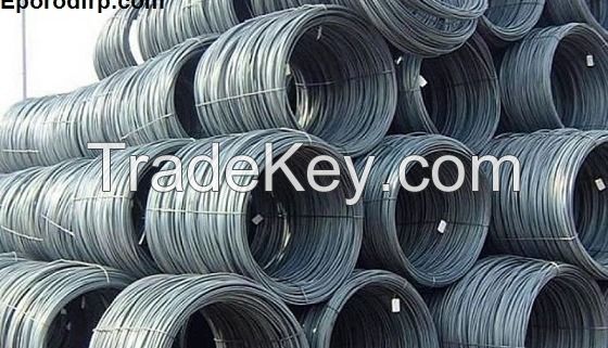 Low Carbon Hot Rolled Steel Ms Wire Rod in Coils