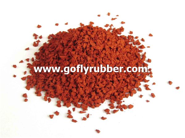 Red EPDM Rubber Granules