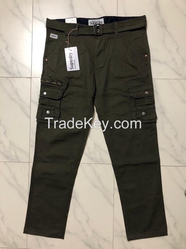 Men's long Cargo pants