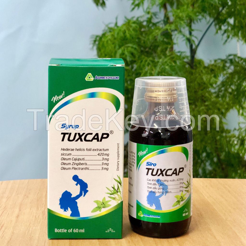 Herbal cough syrup bottle 60 ml TUXCAP AGIMEXPHARM