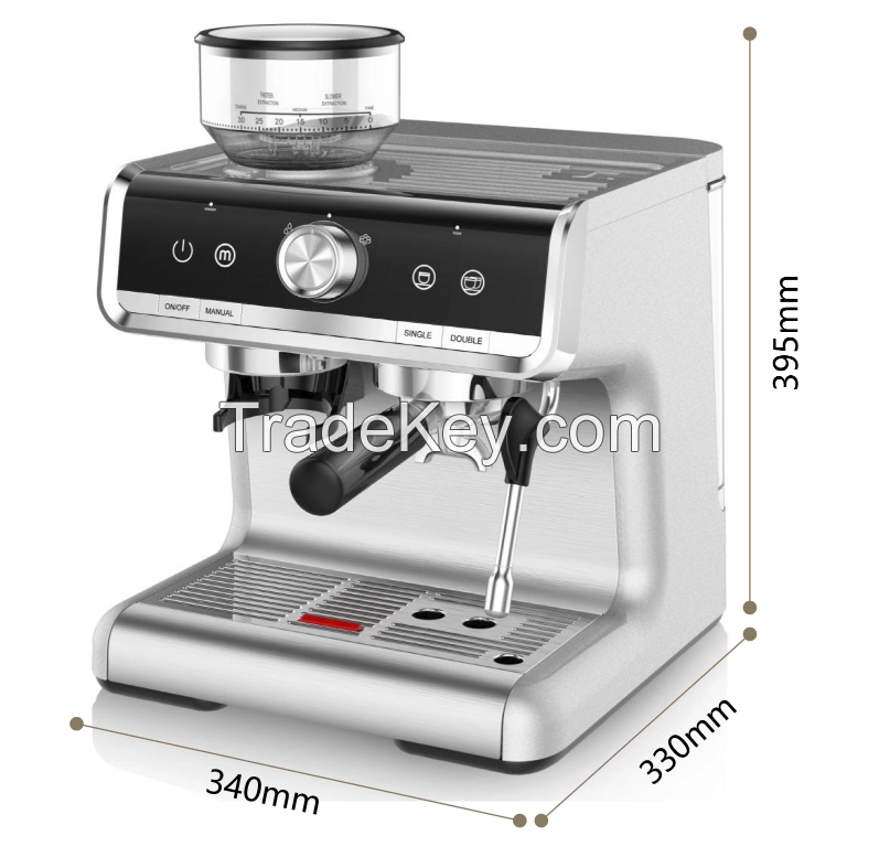 2021 arrival 1500W 58mm filter 15bar home Cappuccino Machine machine espresso espresso coffee machine