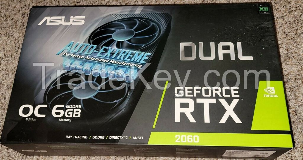 ASUS Nvidia GeForce RTX 2060 OC Edition 6GB GDDR6 Dual Series Graphics Card GPU WhatsApp Chat: +1 (415) 448-6871
