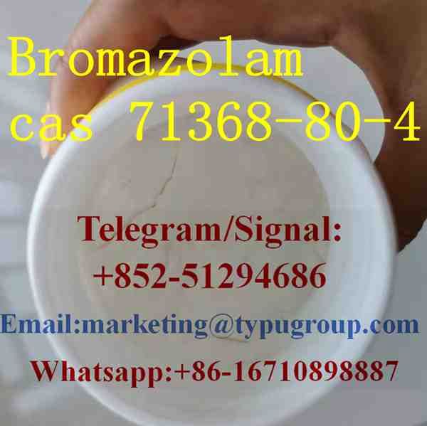 Safe delivery Bromazolam cas:71368-80-4  Telegram/Signal:+852-51294686