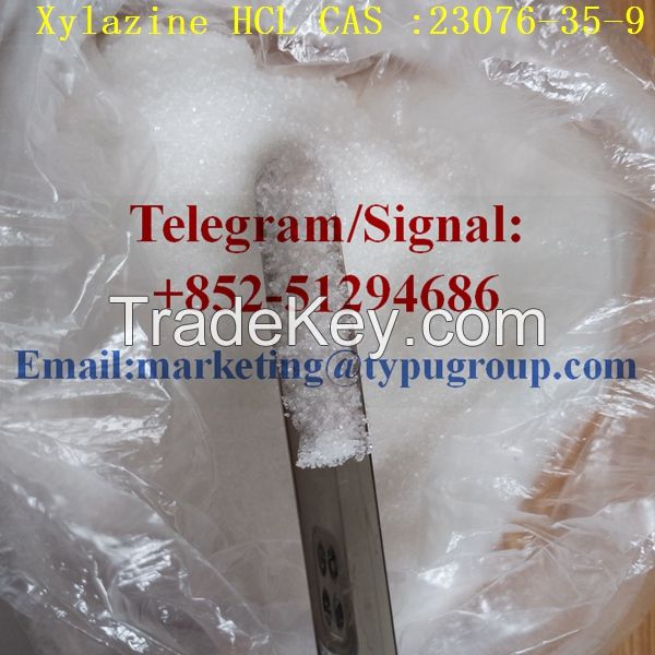 Crystal Xylazine HCL CAS :23076-35-9 Telegram/Signal:+852-51294686