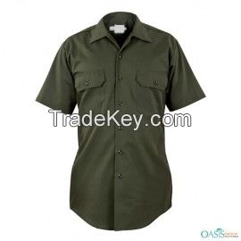 Creme-Brown Security Guard Shirts