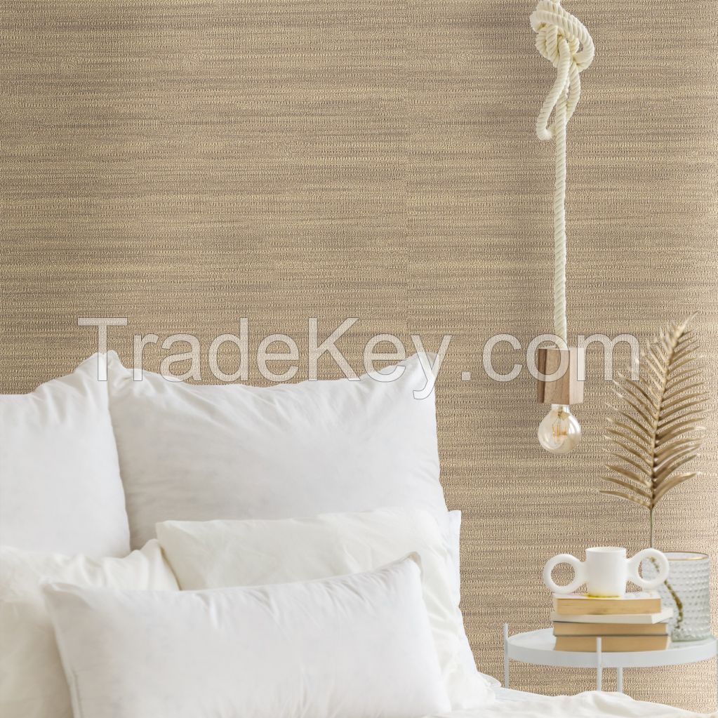 Vinyl wallcovering  VERTICAL SILK  Seltex  textured  fabric look   tertiary