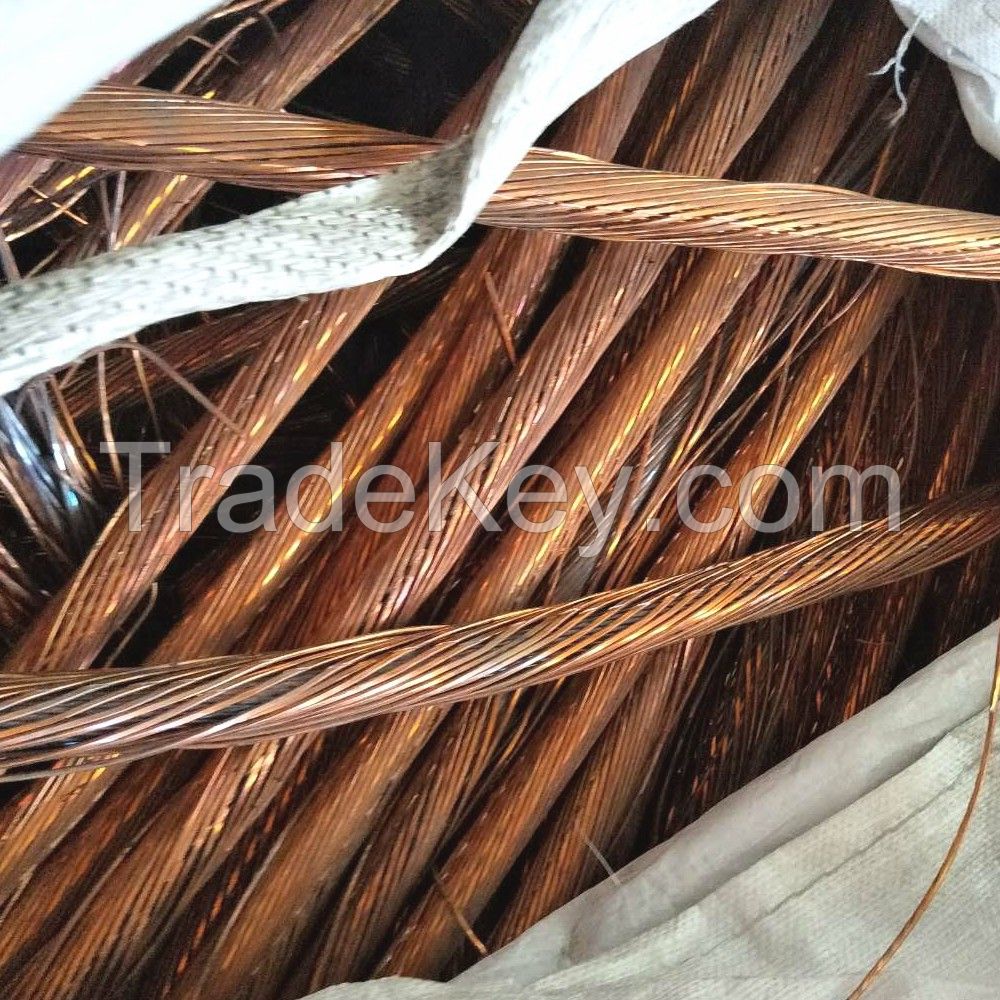  we sale best price of copper wire scrap and 99.99% copper wire scrap
