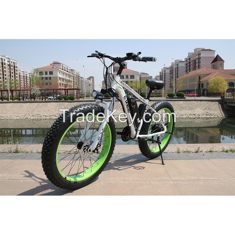 48V 10Ah Battery Fat Ebike Strong Power 26"*4.0 Tyre 500w Electric Bike