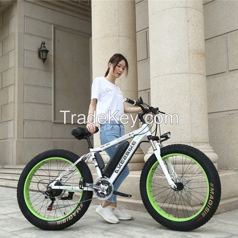 48V 10Ah Battery Fat Ebike Strong Power 26"*4.0 Tyre 500w Electric Bike