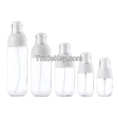 30ml 50ml 80ml 100ml 120ml 150ml 180ml Oval Shape Petg Plastic Cosmetic Spray Bottle Fine Mist Make Up Water Sprayer Bottle