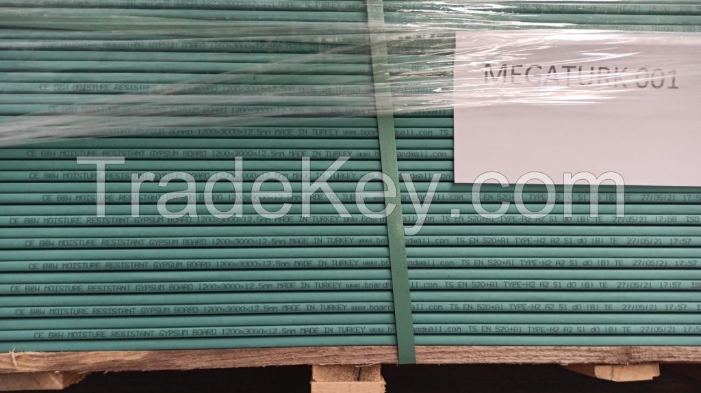 Moisture Resistant Plasterboard Gypsum Board