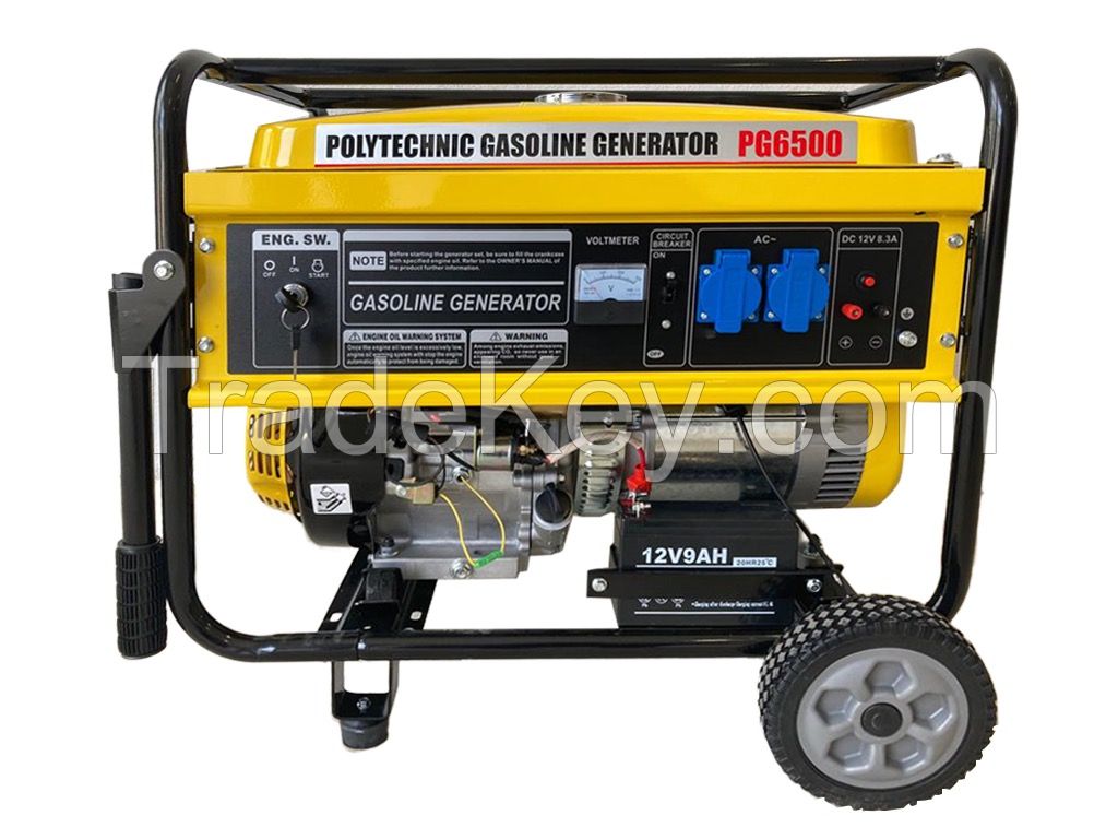 3kw 5.5kw Portable Gasoline Generator 100% Copper Wire