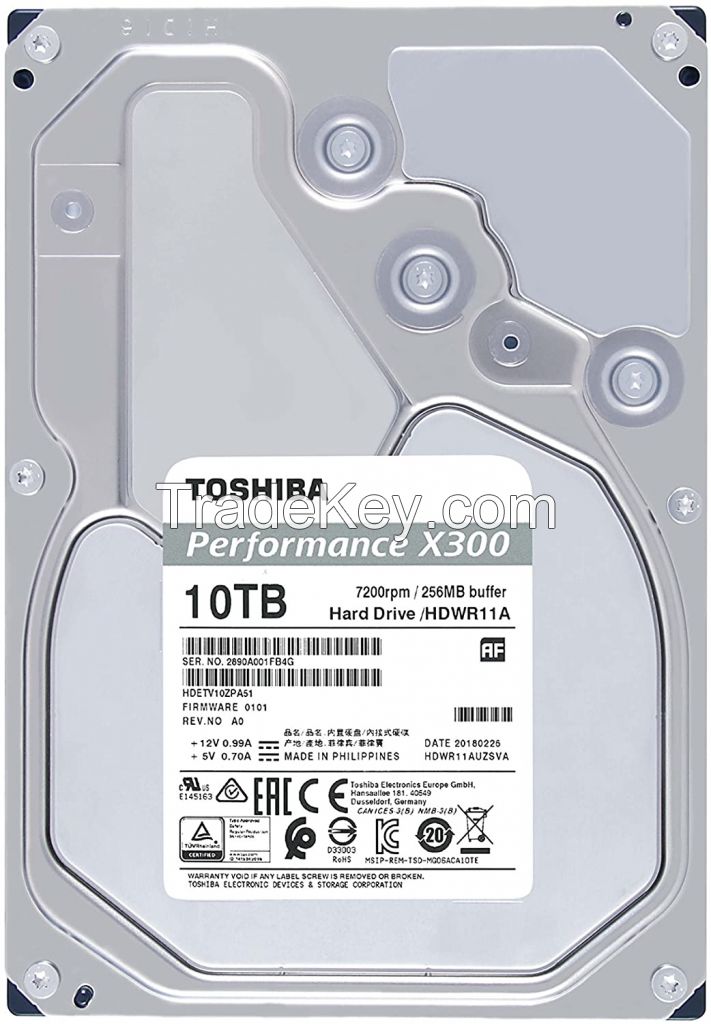 Toshiba X300 10TB Performance & Gaming 3.5-Inch Internal Hard Drive