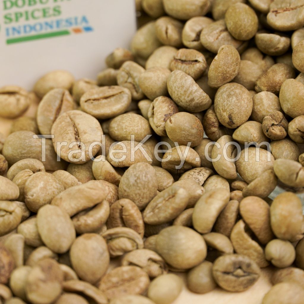 Java Robusta Green Coffee Beans : Polish