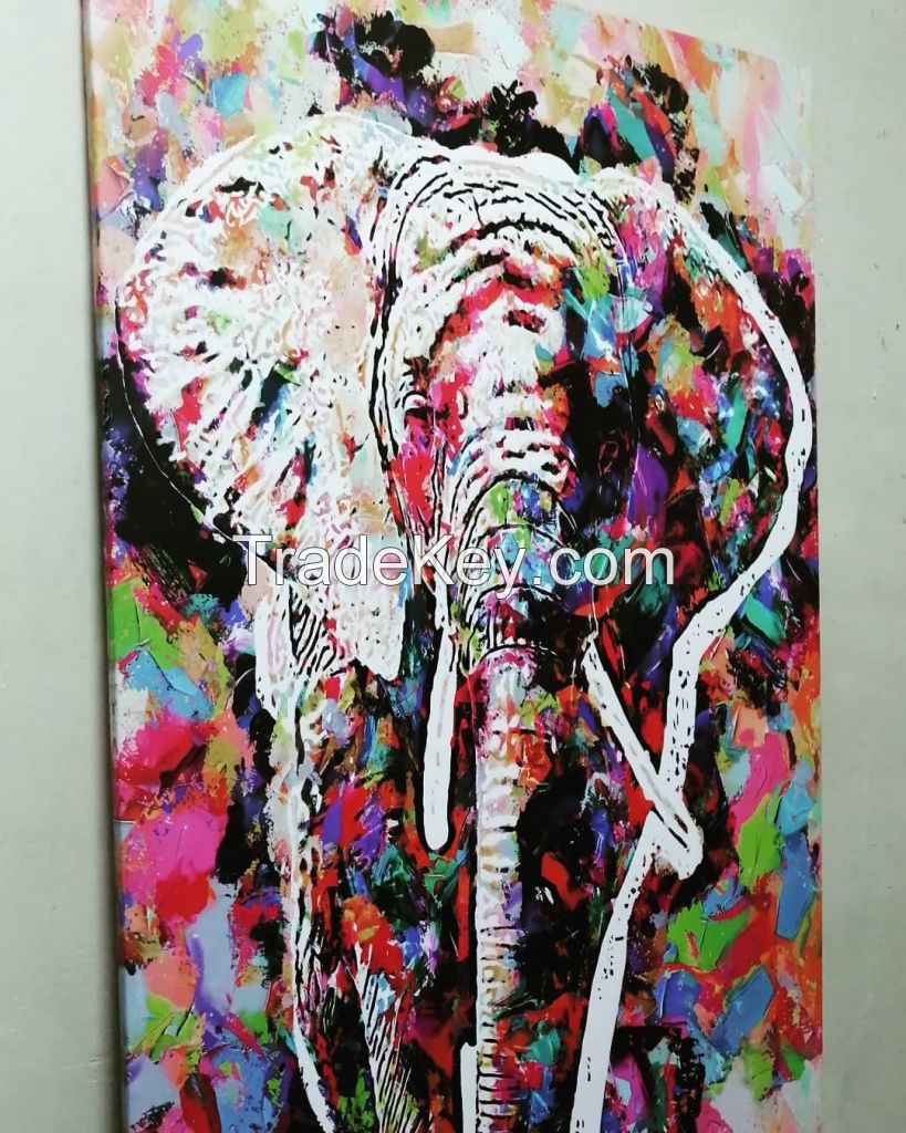 My elephant- canvas printed painting