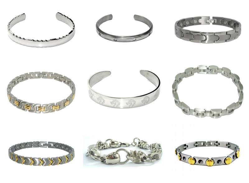 stainless steel/titanium bracelet/fashion bracelet