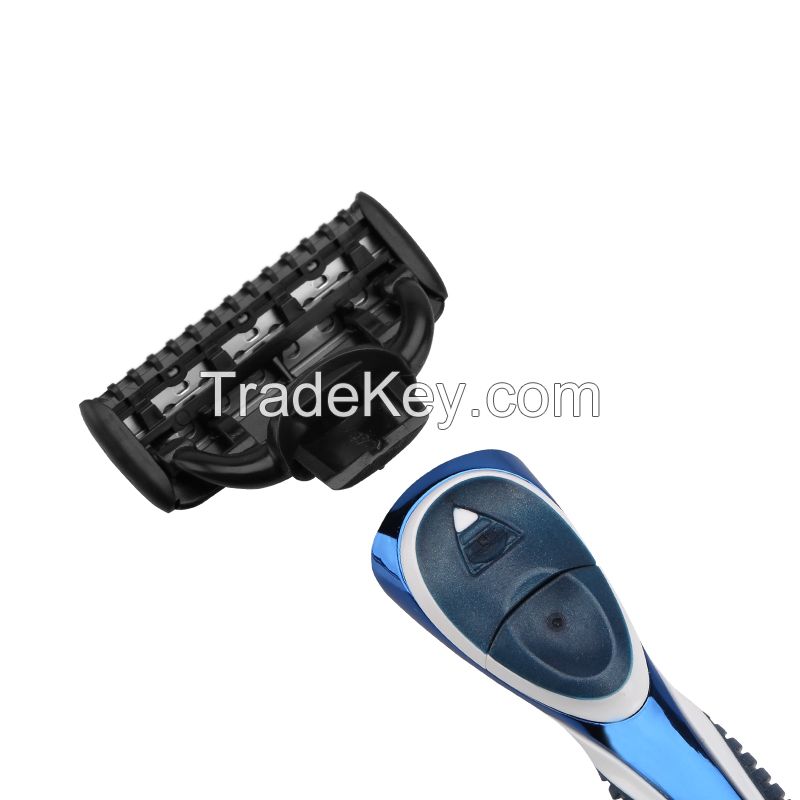 Private label White Double blade men shaving disposable razor shaving