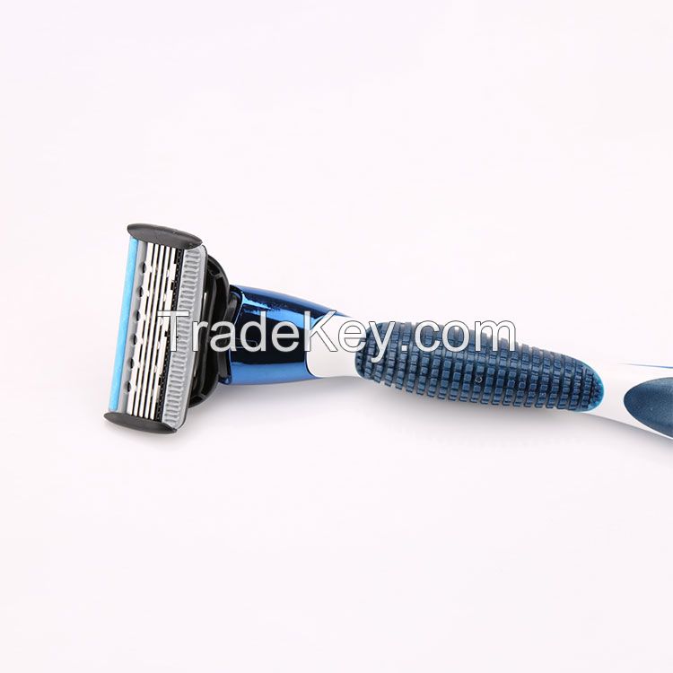 High Quality Private Label Man Safety Adjustable 2 3 4 5 6 Blade Shaving Razor Luxury