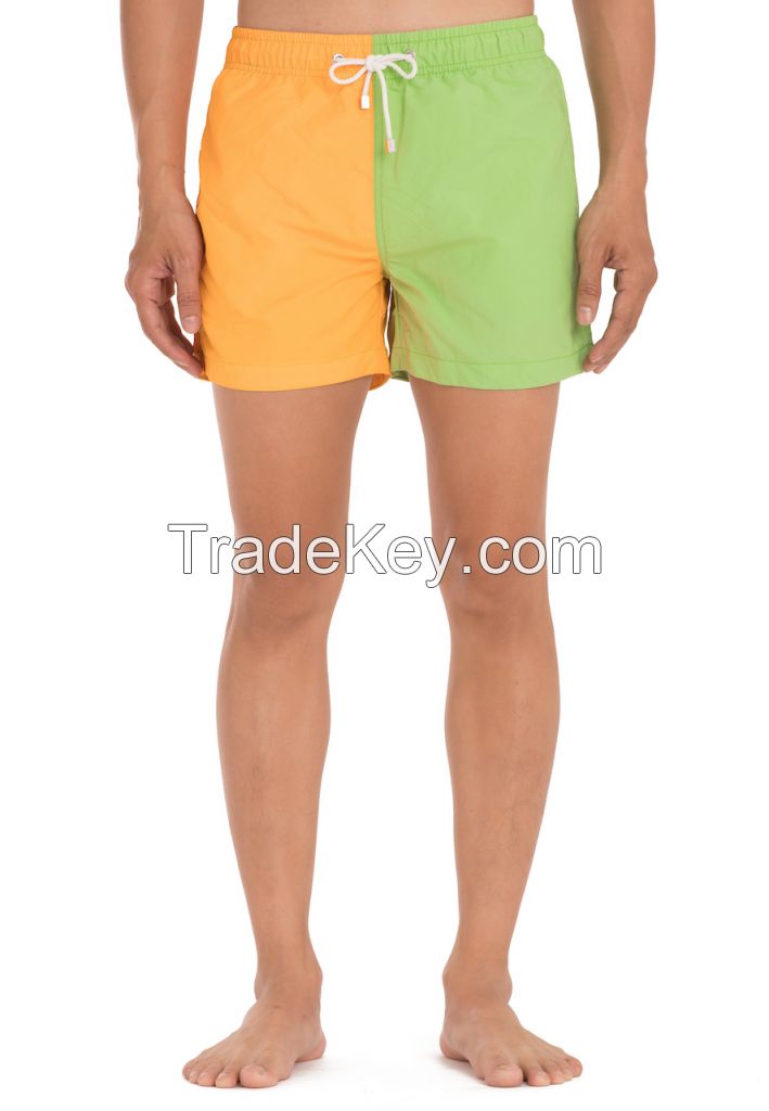 Color Blocked Boy Trunk Short 