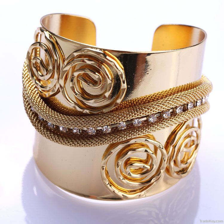 Gold Plated Cuff Bracelet