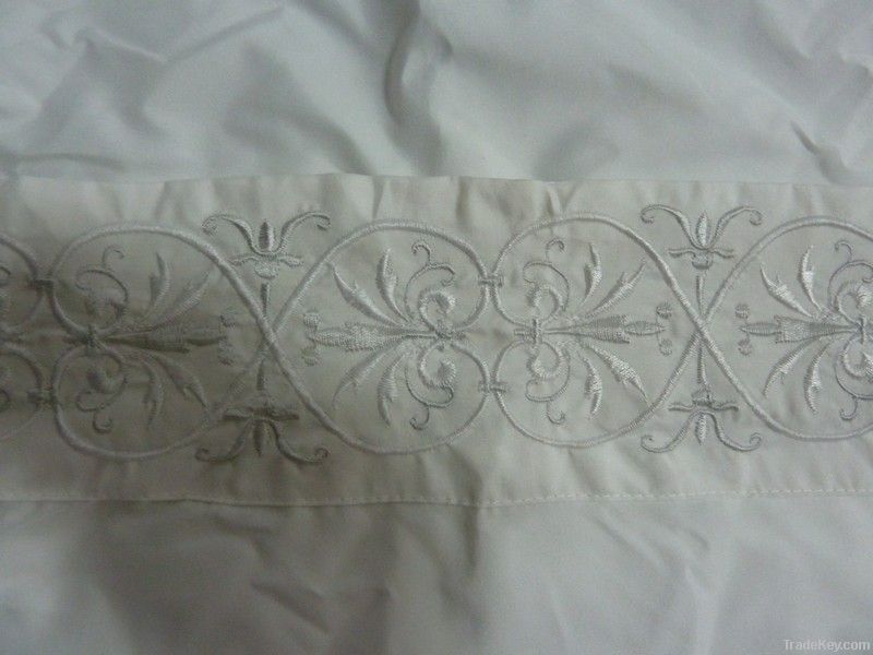 cheap polyester embroidery sheet set