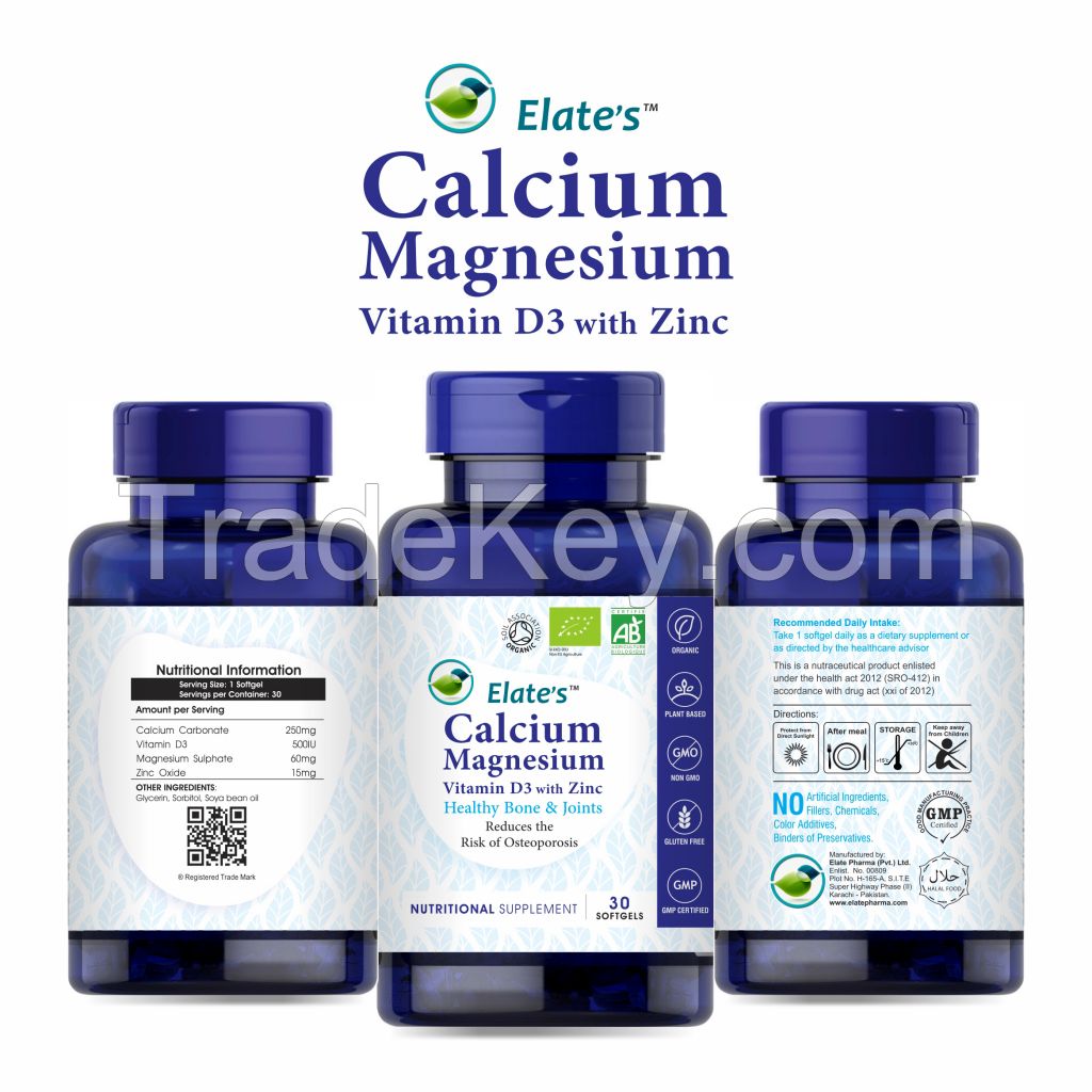 Elate's Calcium Softgel Capsule