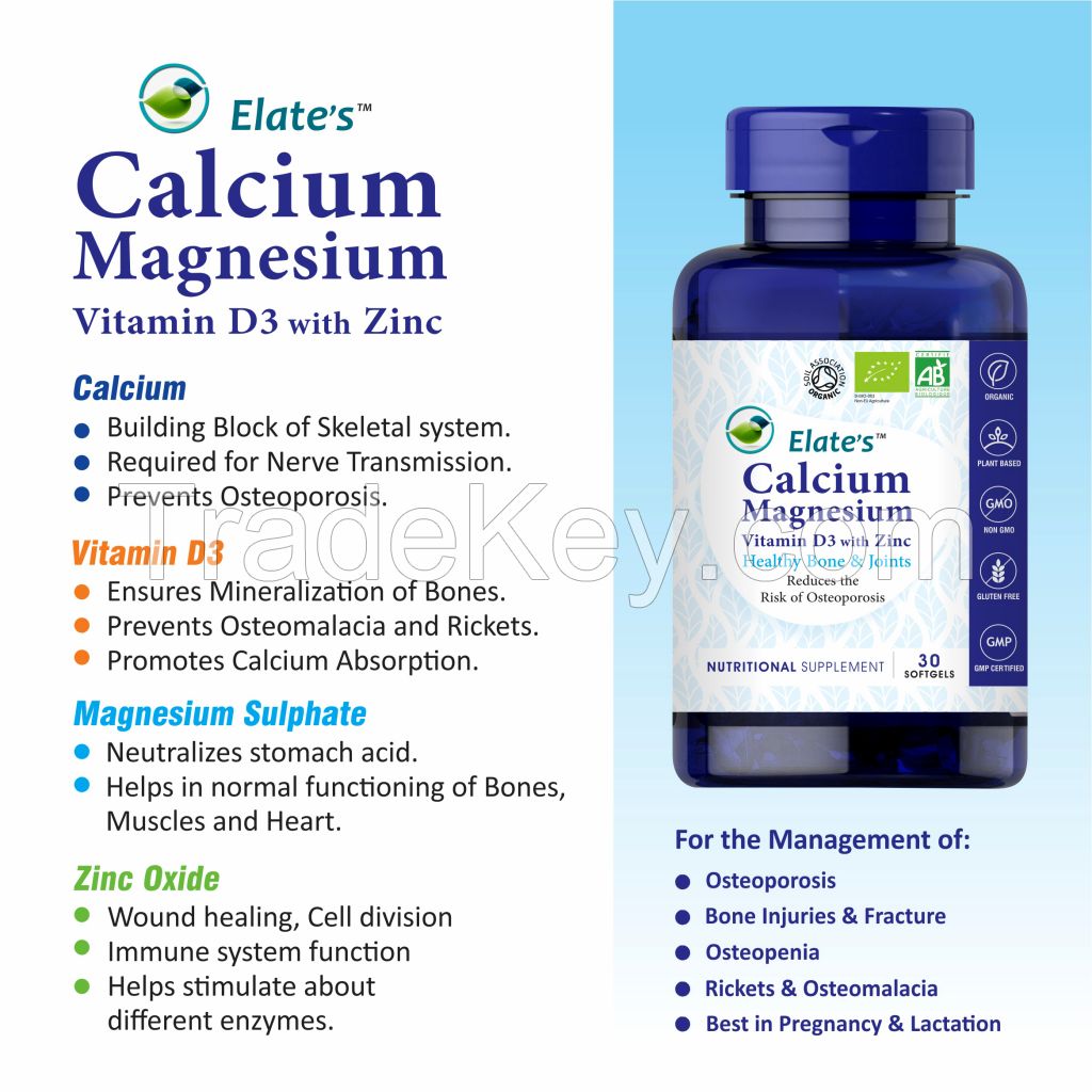 Elate's Calcium Softgel Capsule