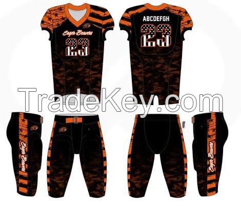 Wholesale High quality Custom American football uniform