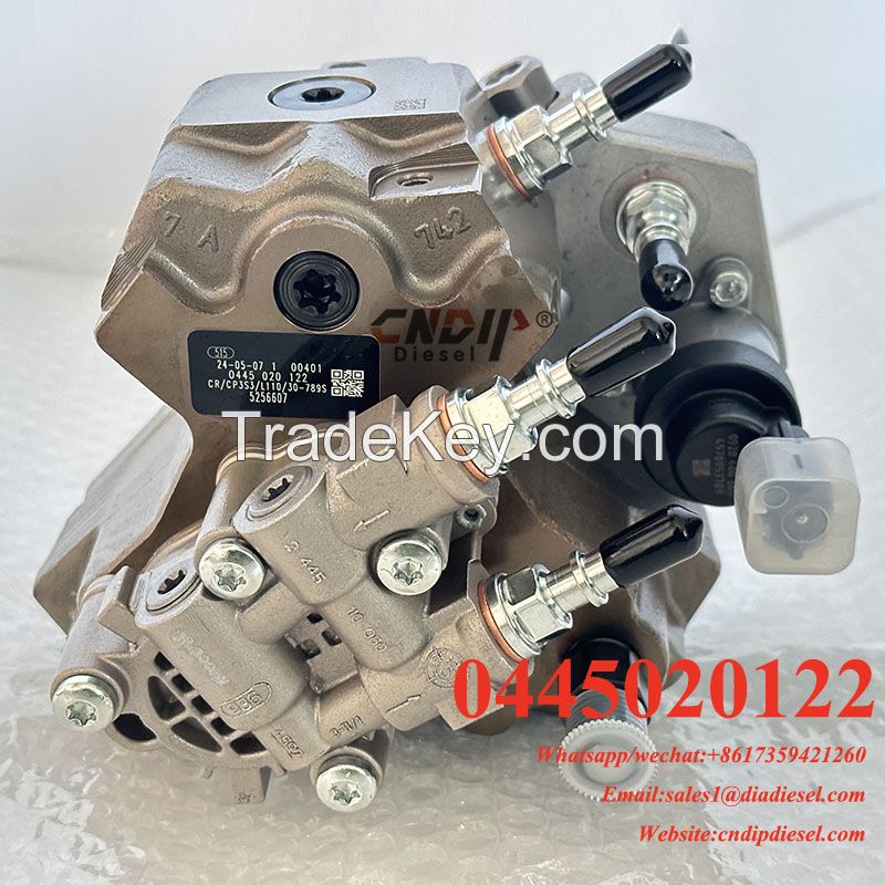 0445020122 Fuel Injection CR CP3S3 Bosch Pump 0 445 020 122 / 5256607 for Cummins QSB6.7