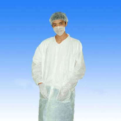 Polypropylene Non Woven Lab Coat