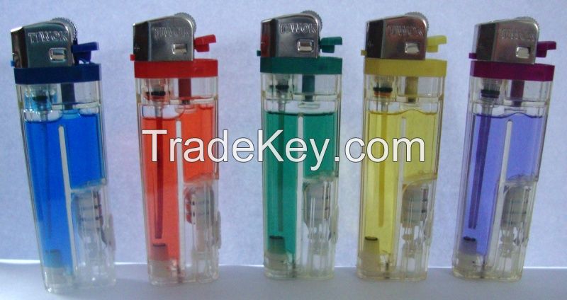gas lighters with LED lamp