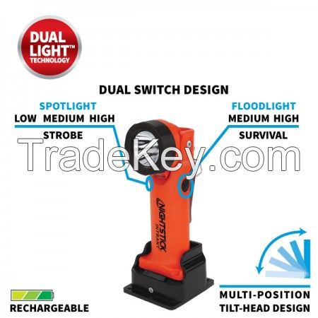 INTRANTÃ‚Â® Intrinsically Safe Rechargeable Dual-Light , Angle Light