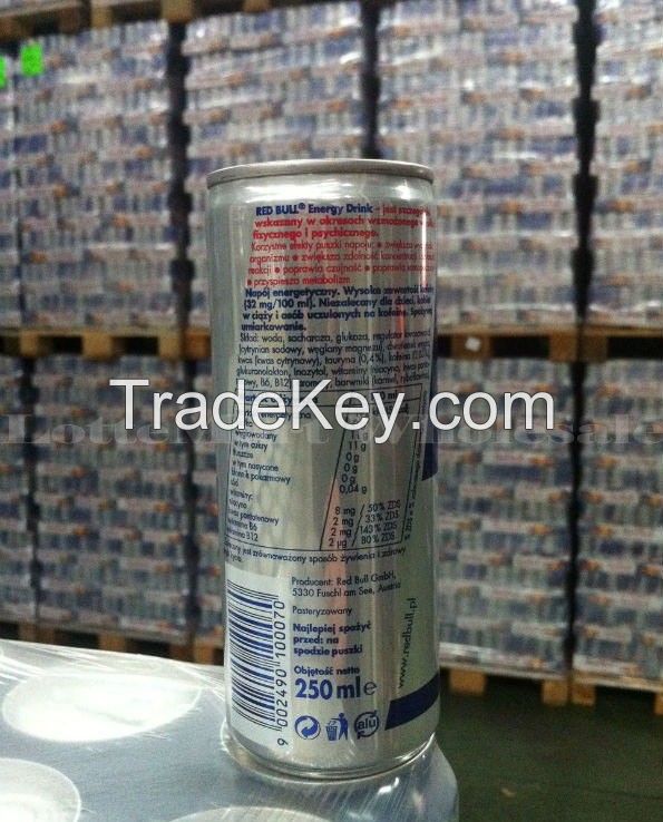  100% 250ml red bull energy drink original 